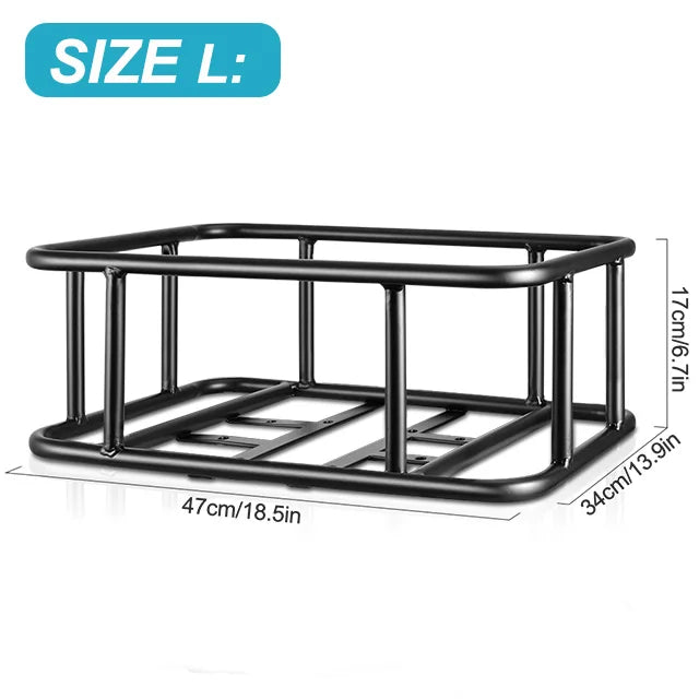 NEWBOLER E-Bike Cargo Rack Bag Large Capacity Rear Bike Basket by S And B Enterprise