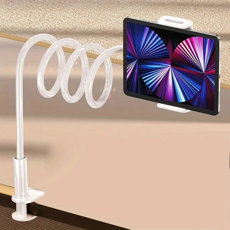 Lazy Bedside Desktop Live Foldable 70cm Mobile Phone Tablet Clip Stand Headrest Holder for IPad Samsung Tabs Xiaomi ASUS by S And B Enterprise