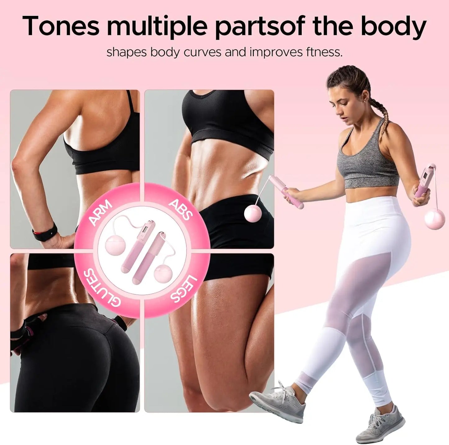 14-Piece Pilates Ring Kit for Women with Magic Circle, Mini Ball, Resistance Bands & Yoga Socks for Home Workouts by S And B Enterprise