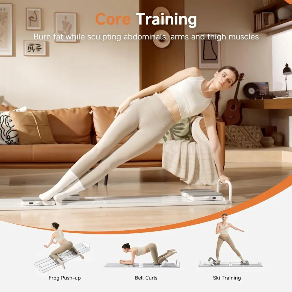 YTYIN Portable Foldable Pilates Reformer All In One Home Gym by S And B Enterprise