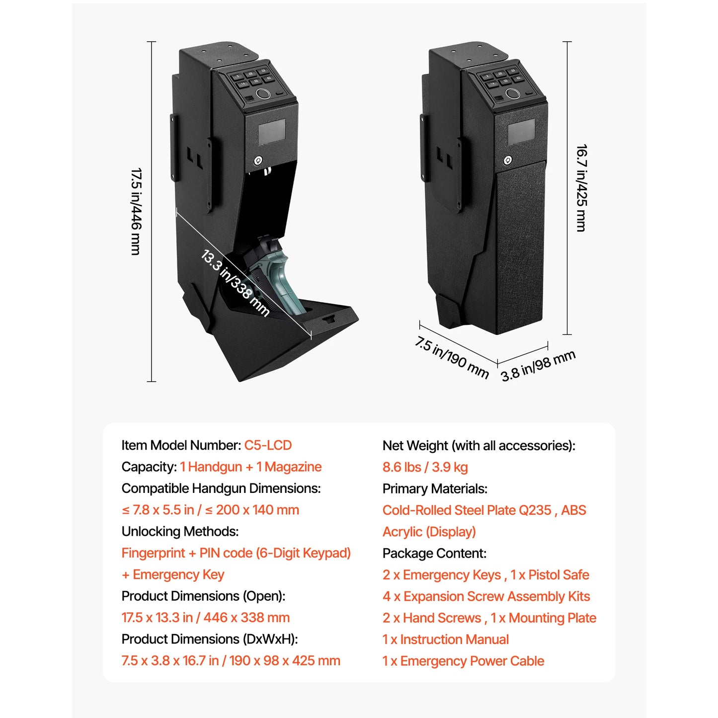 SucceBuy Safe Slider With Screen Fingerprint Password Key Access by S And B Enterprise