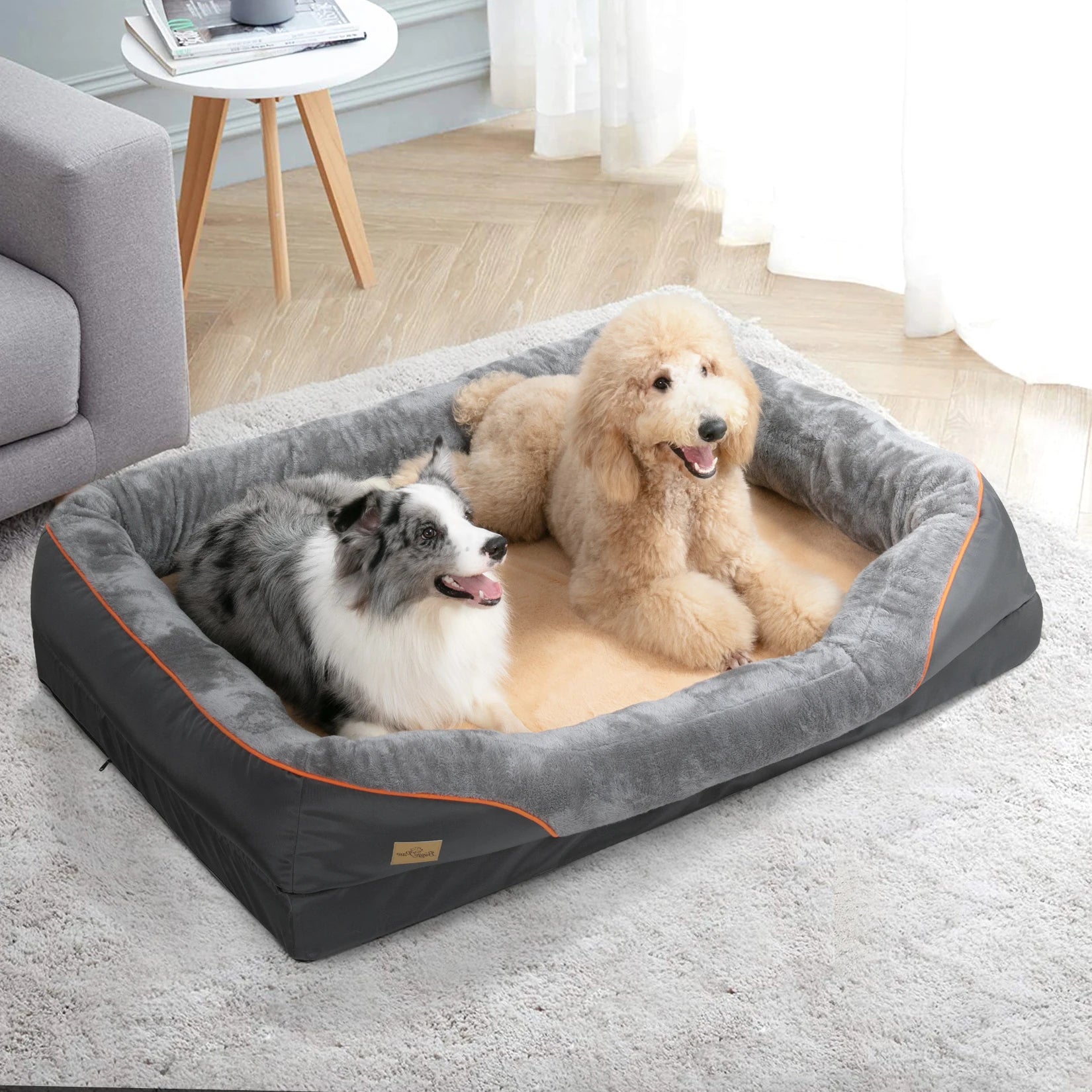 BINGOPAW Dog Bed With Washable Cover Anti Allergy Warm Fleece by S And B Enterprise