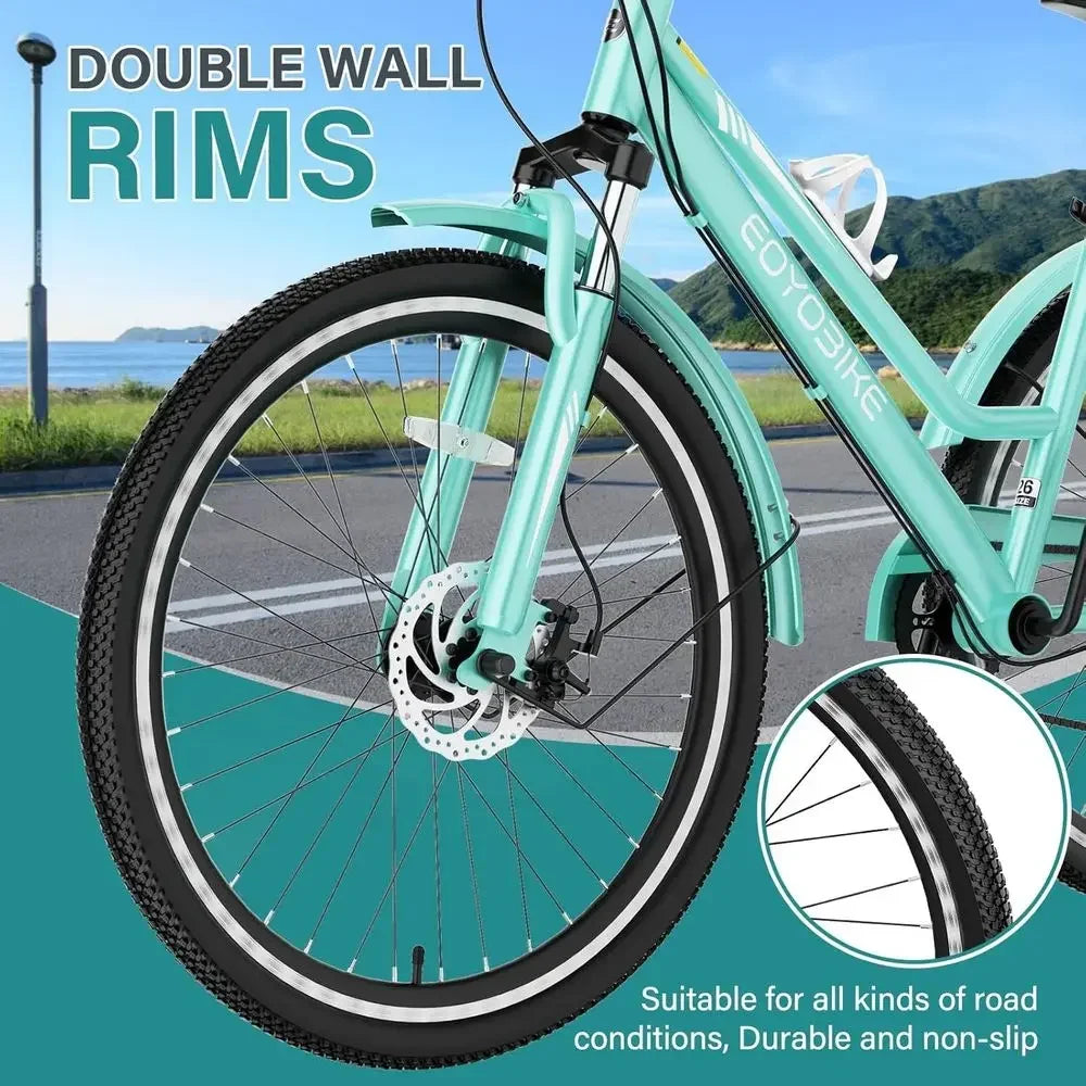 7-Speed Adult Mountain Trike With Front Disc Brake And Suspension by S And B Enterprise