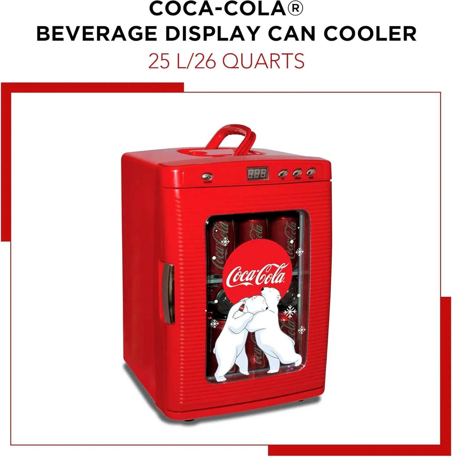 Portable Table Top Beverage Cooler Mini Fridge Holds 28 Cans by S And B Enterprise