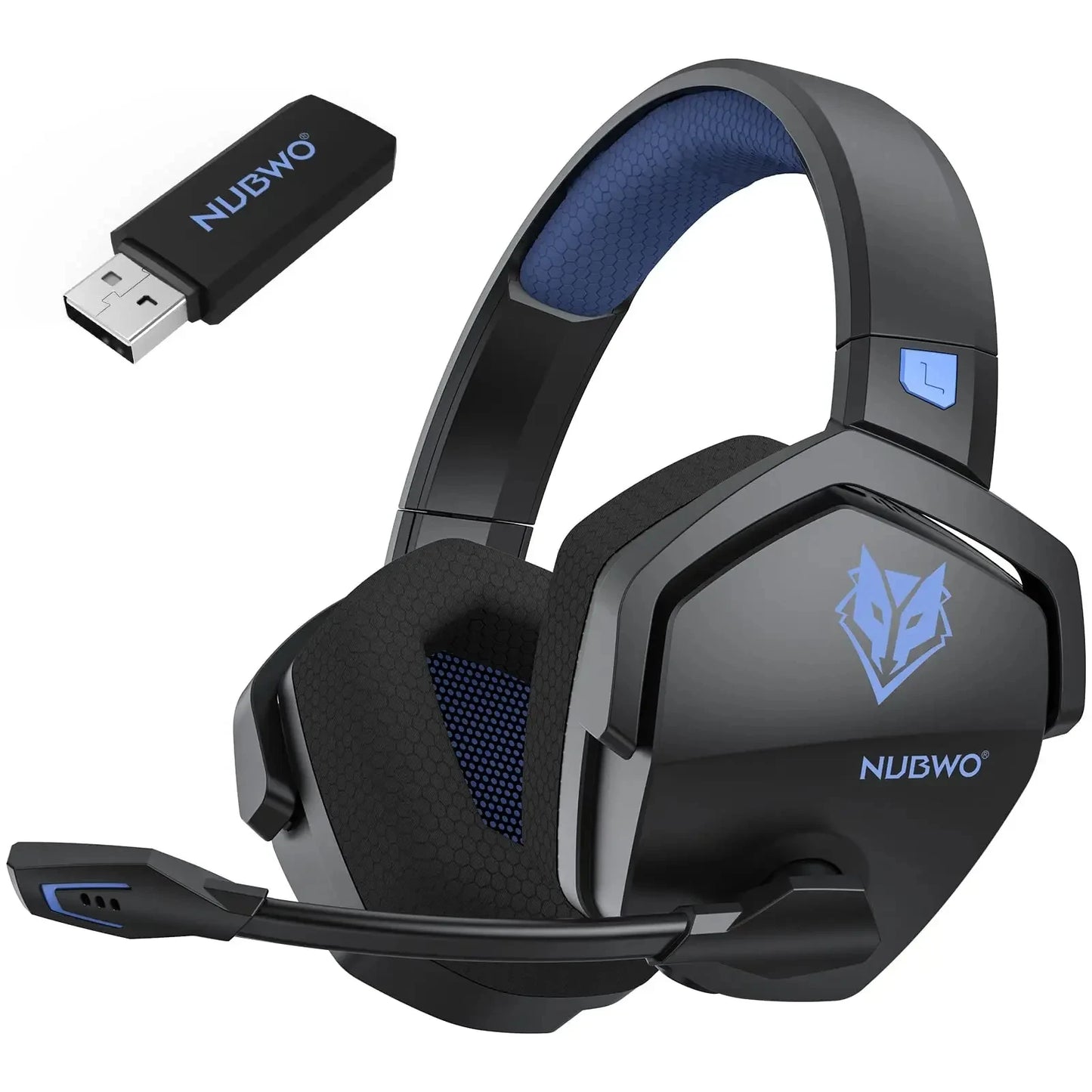NUBWO G06 Wireless Gaming Headset Low Latency 7.1 Surround Sound