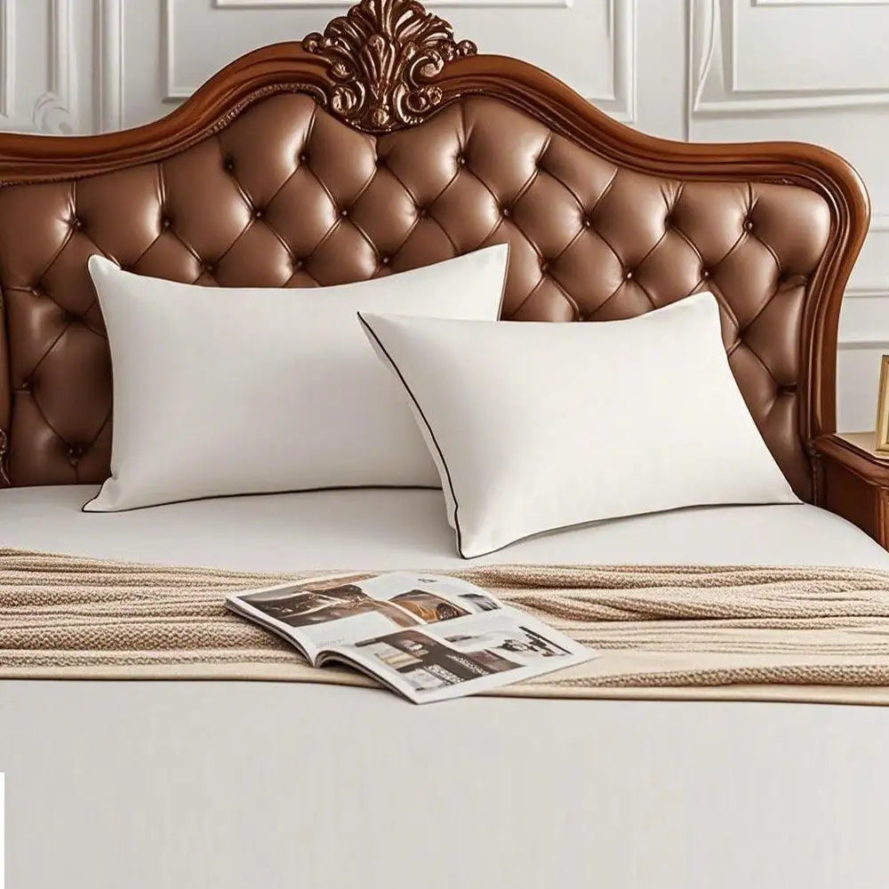 Deluxe Hotel Quality Pillows With Neck Support Hypoallergenic by S And B Enterprise
