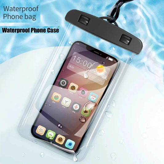 Universal Waterproof Phone Case Pouch With Lanyard For iPhone 11-16 Pro by S And B Enterprise