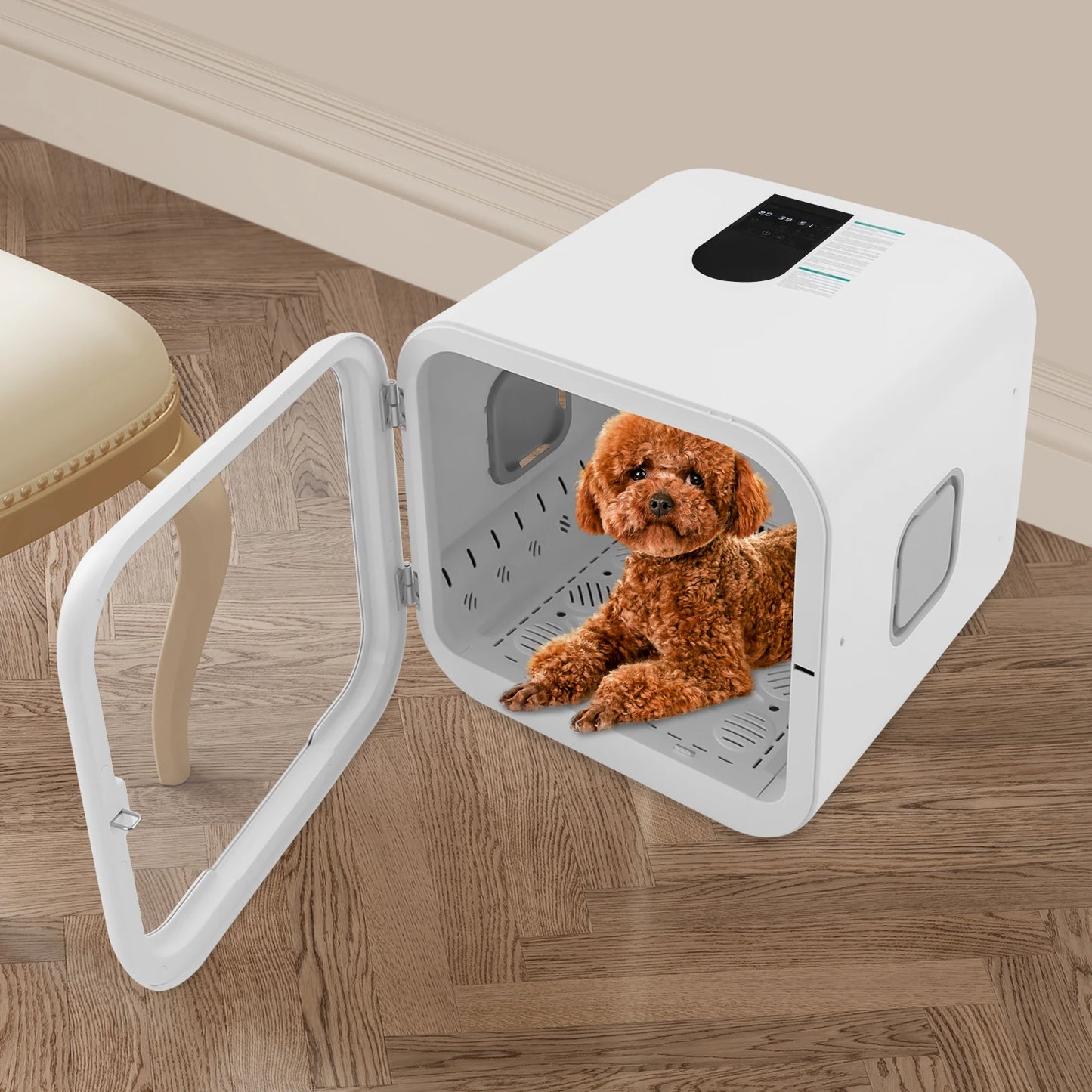 800W Pet Dryer Box Grooming Hair Dryer Sanitizing 2-3 Cats