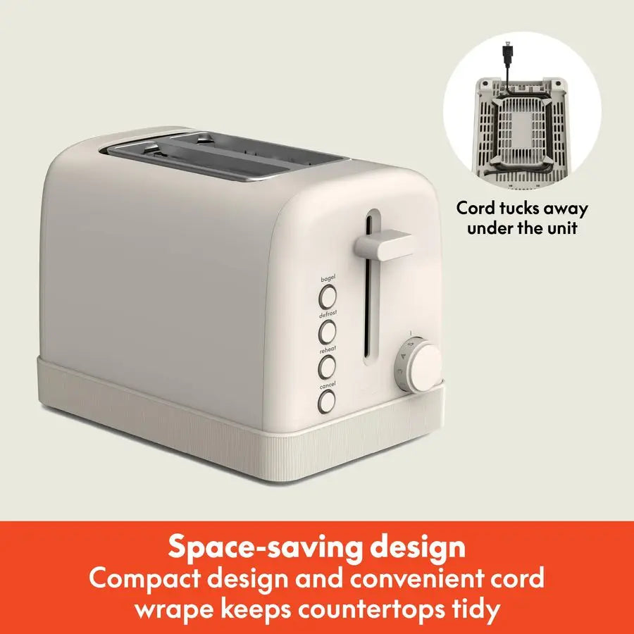 2 Slice Toaster With 6 Setting Shade Control