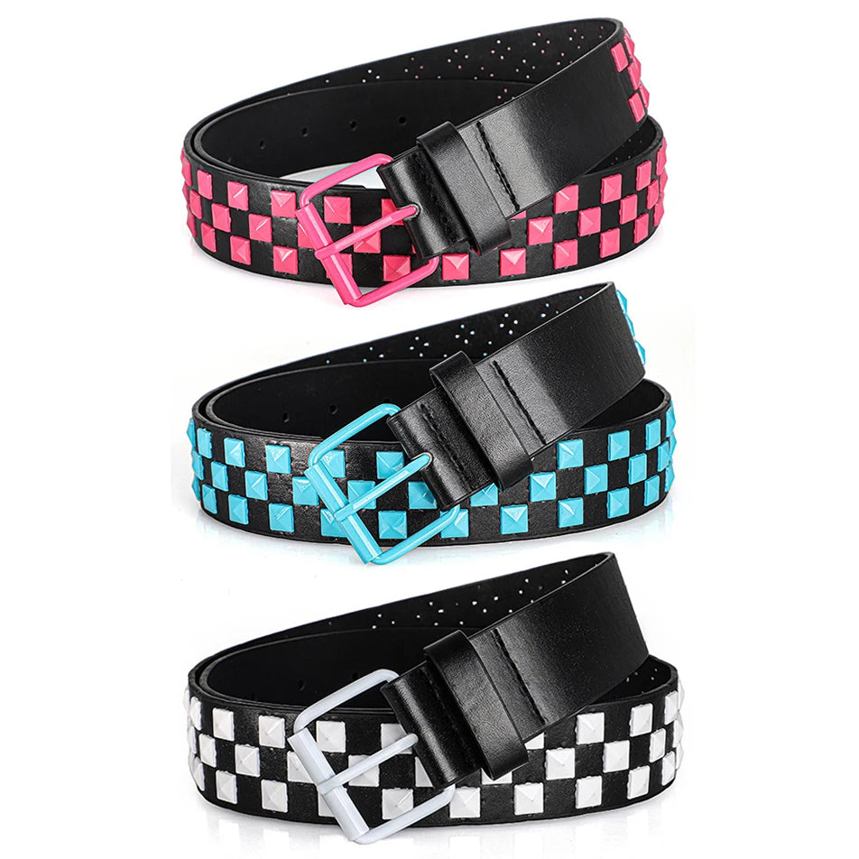 Unisex Rivet Belt Punk Hip Hop Style Fashion Street Belt