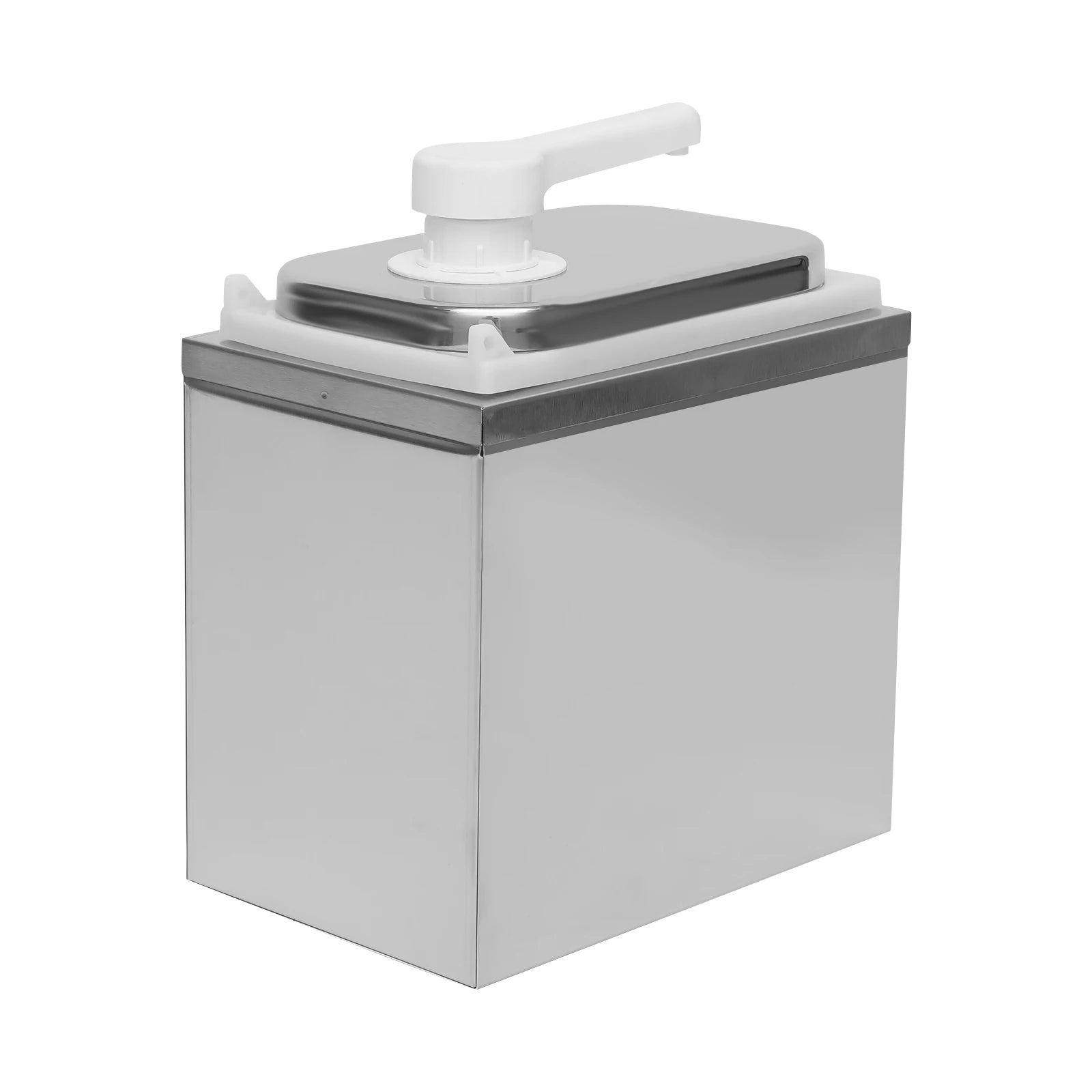 Countertop Condiment Pump Dispenser, 2.11QT Dual Layer Outer Shell Smooth Edge Replacement Pump Head, Quick Rebound Anti-leak Lightweight Portable Design, Hotel Restaurant Syrup Honey Jam Holder by S And B Enterprise