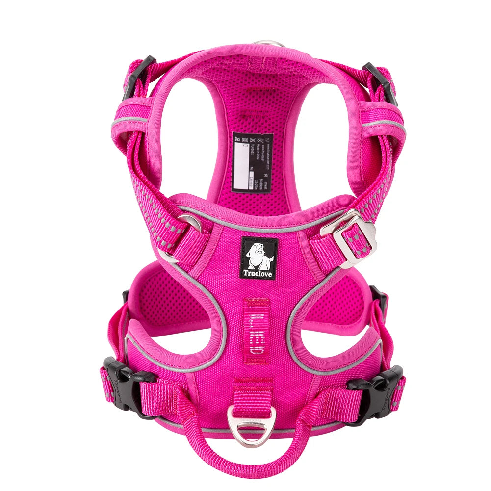TRUELOVE No Pull Dog Harness Reflective Breathable Adjustable Training Vest by S And B Enterprise