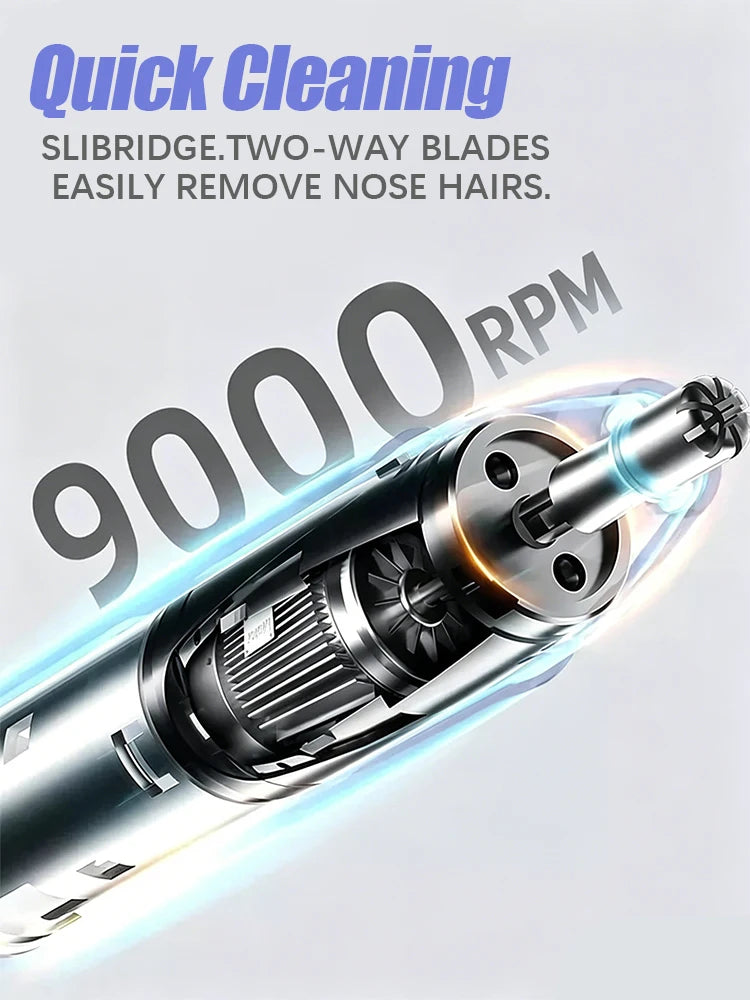 Newly Upgraded 2.0 Nose Hair Trimmer Electric Rechargeable Nose Trimmer Men Shaver Razor Women Nose Hair Cutter Ear Trimmer