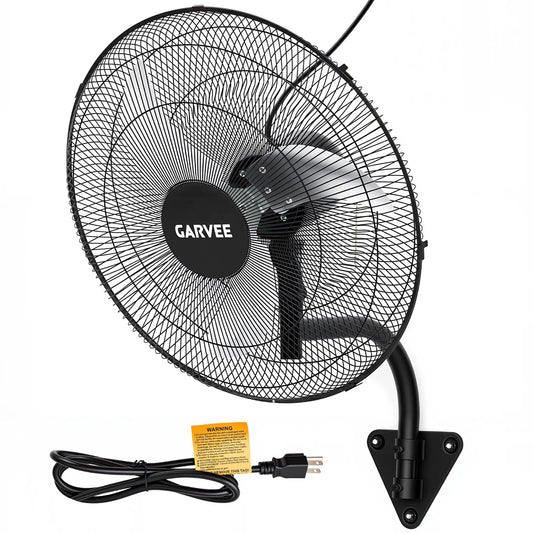 MeterMall High Velocity Oscillating Wall Mount Fan 3500 CFM