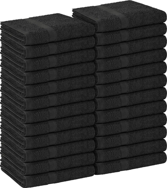Salon Towels 24 Pack Highly Absorbent Cotton For Spa Home