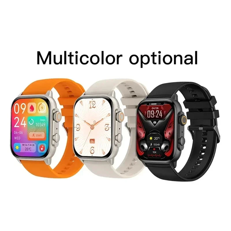 New Full-Touch High-Definition Men'S and Women'S Sports Smartwatch Features Wireless Dialing, Answering Calls, Motion Tracking and Music Control. Suitable for Android & IPhone,The First Choice for Gifts