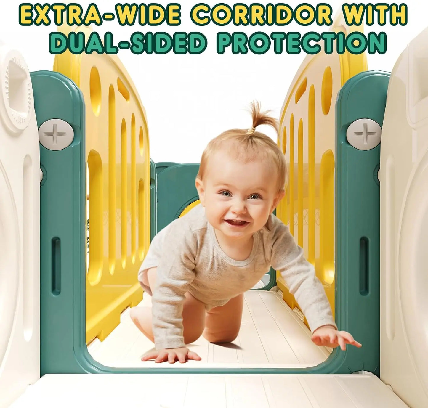 8-in-1 Toddler Slide Set With Basketball Hoop Indoor Outdoor