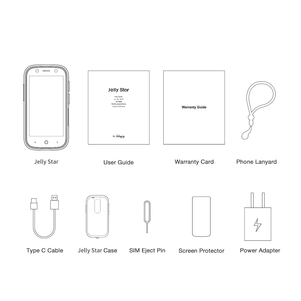 Unihertz Jelly Star 4G Android 13 Global Smartphone 8GB 256GB