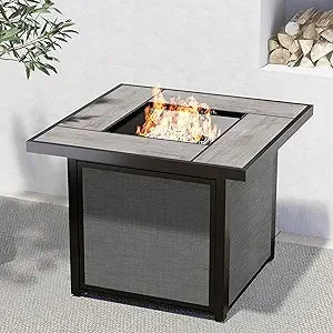 Grand Patio Gas Fire Pit Table Outdoor 50000 BTU Propane