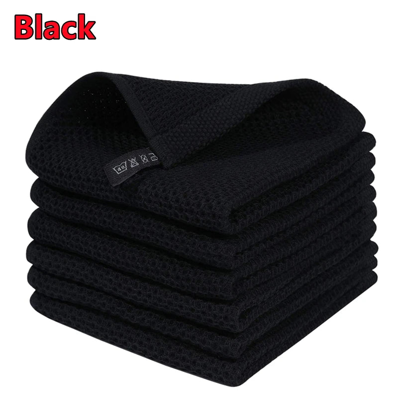 100 Percent Cotton Dishcloth Ultra Soft Absorbent Kitchen Towel by S And B Enterprise