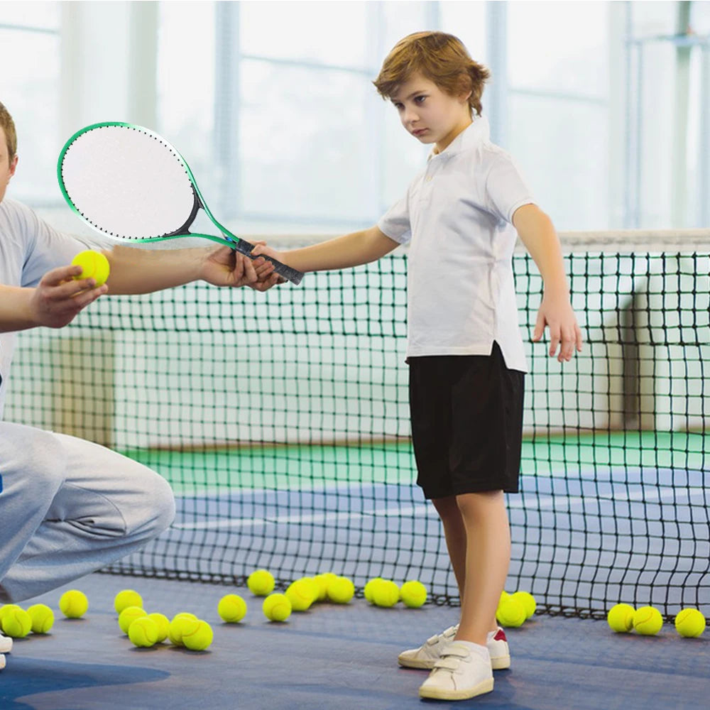 LIXADA Junior Kids Tennis Rackets With Ball Trainer For Beginners