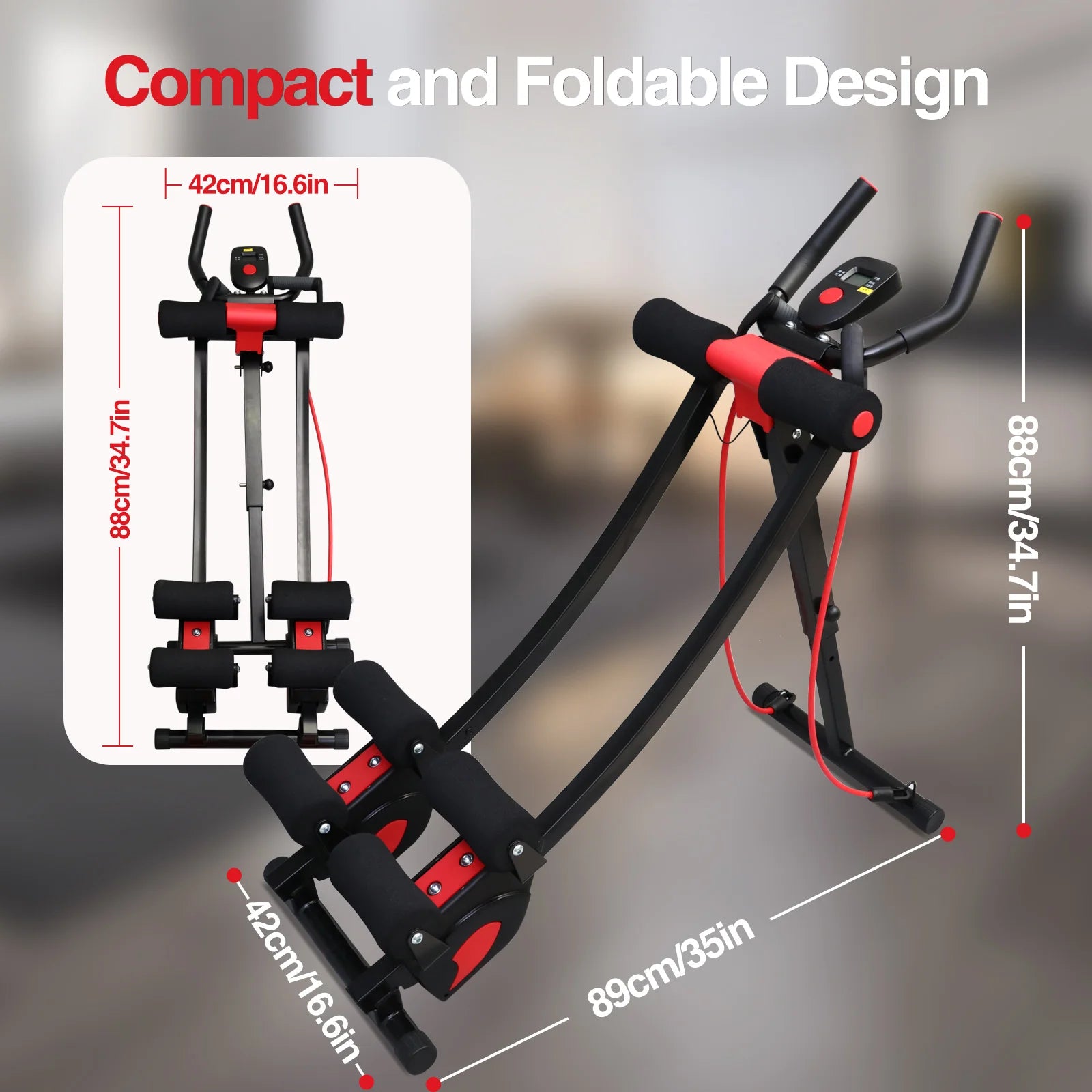 Abdominal Curling Exercise Machine Dual Track Core Trainer by S And B Enterprise