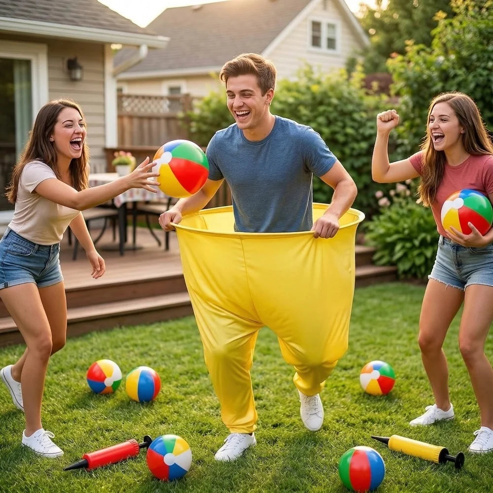 12pcs set of fun grandma pants throwing games, suitable for parties and backyard family interactive game sets, grandma pants throwing games, suitable for outdoor party games, family interactive toys, playroom activities, suit by S And B Enterprise