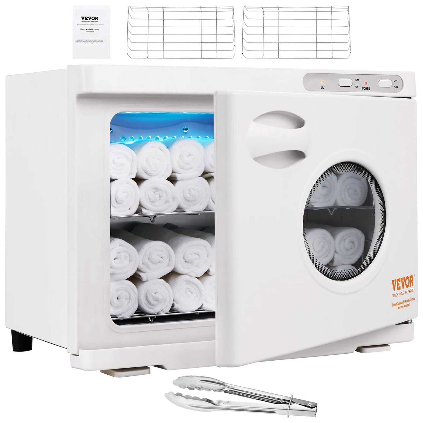 Hot Towel Warmer With See-Through Window And Dual Heating