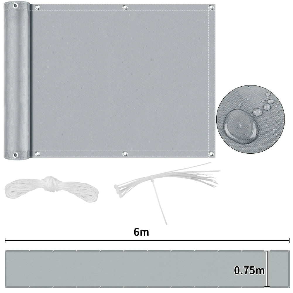 Fence Privacy Screen Heavy Duty Windscreen Fencing Cover Mesh Fabric Cloth with Grommets UV Protection for Outdoor Garden Patio