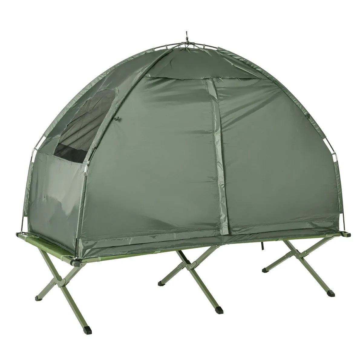 All In One Camping Tent Cot Combo With Air Mattress