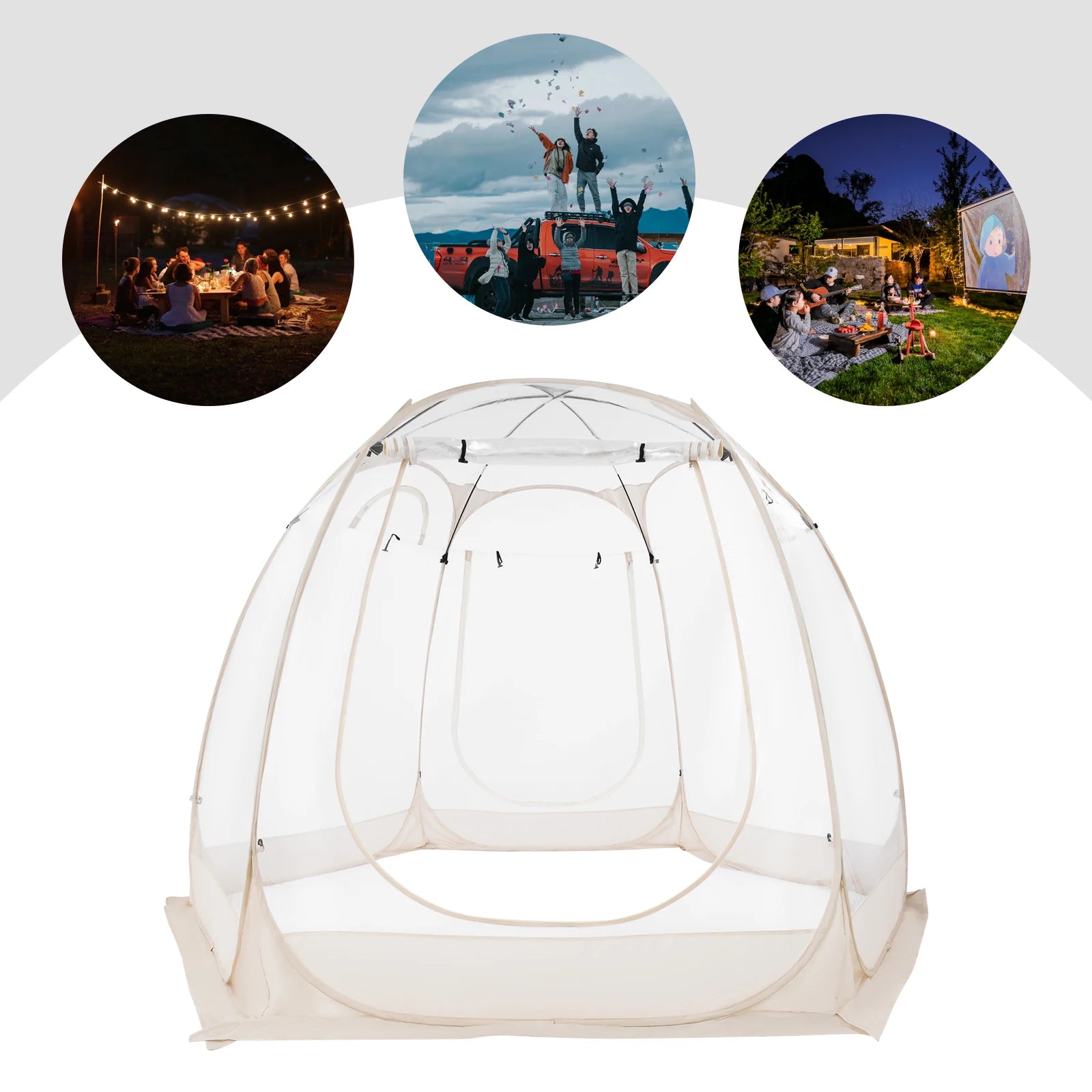 Clear Pop Up Bubble Tent For Outdoor Garden Courtyard by S And B Enterprise