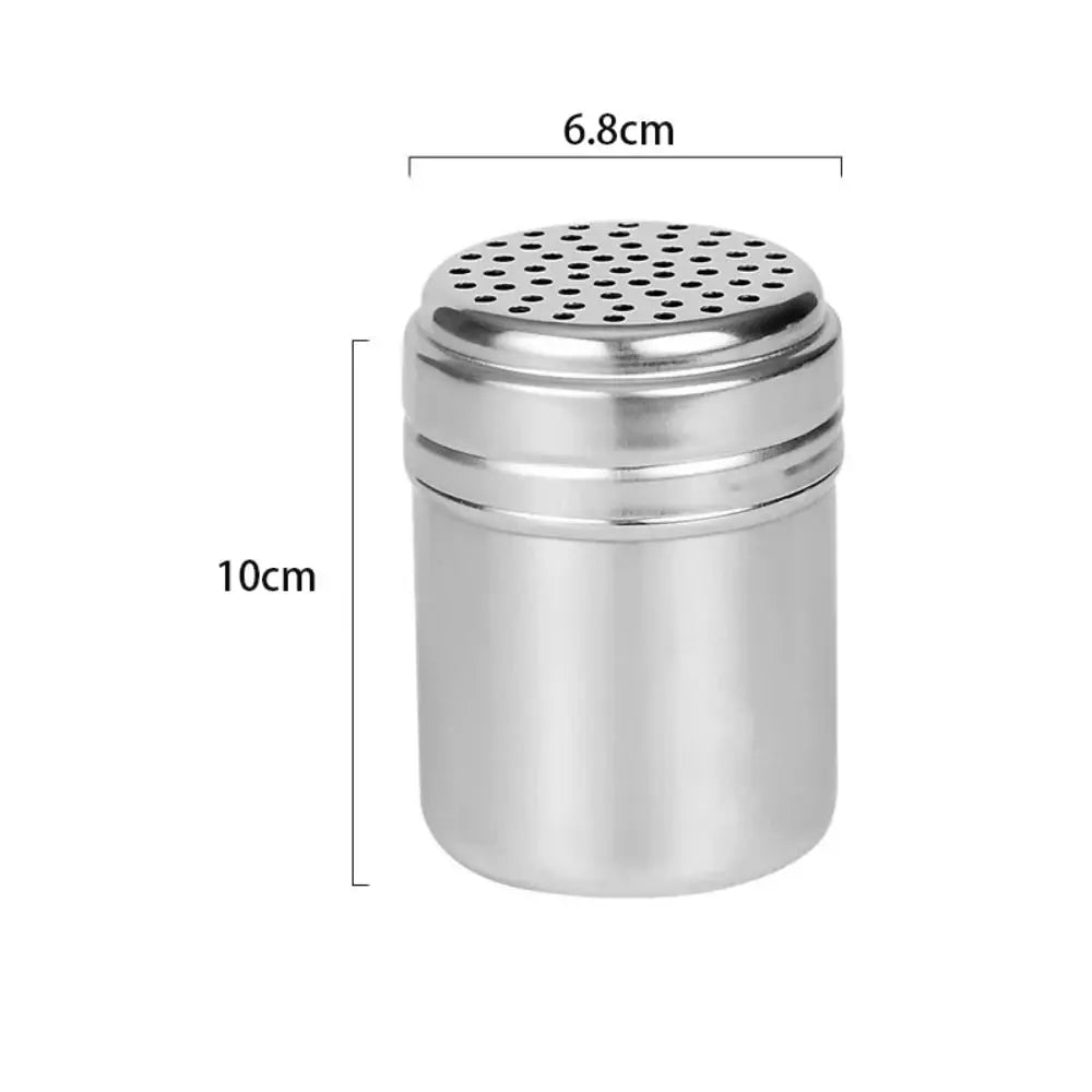 Stainless Steel Spice Jar With Rotating Cover Salt Sugar Shaker by S And B Enterprise