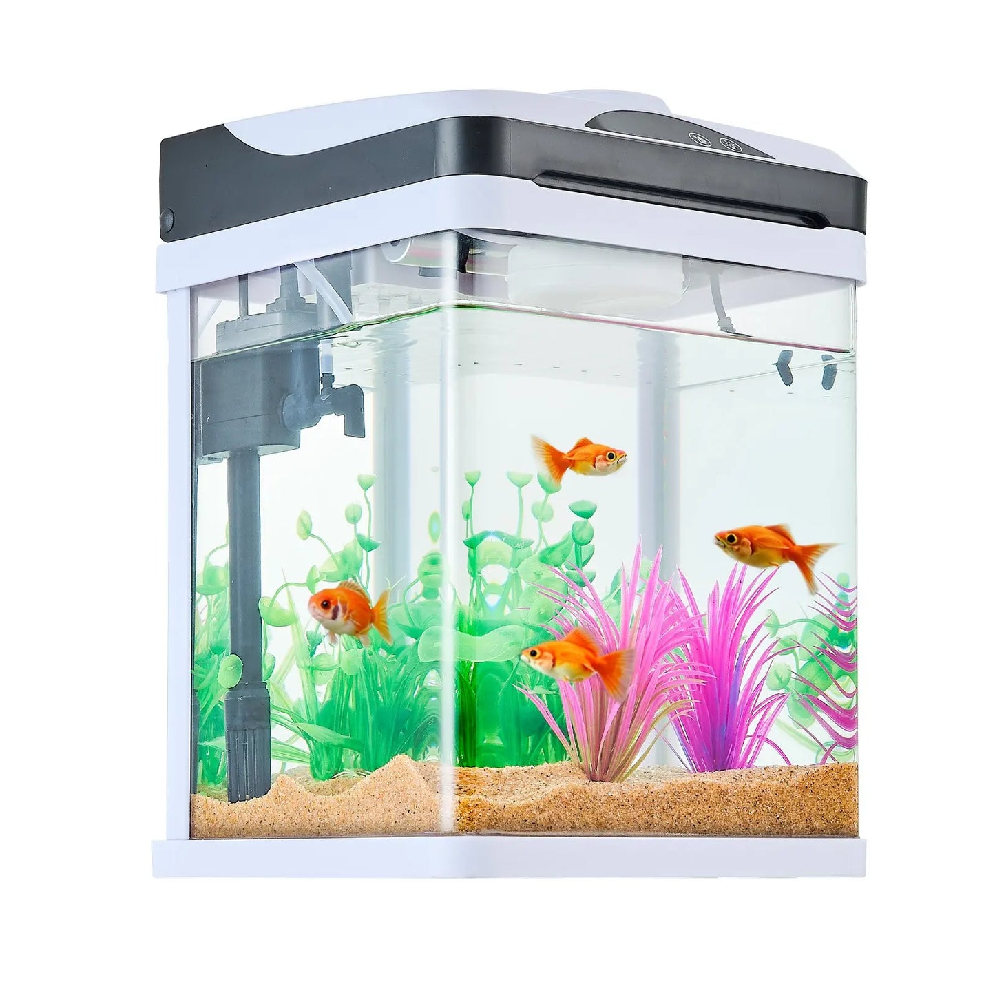 Aquarium LED Smart Square Self-Cleaning Glass Durable Design