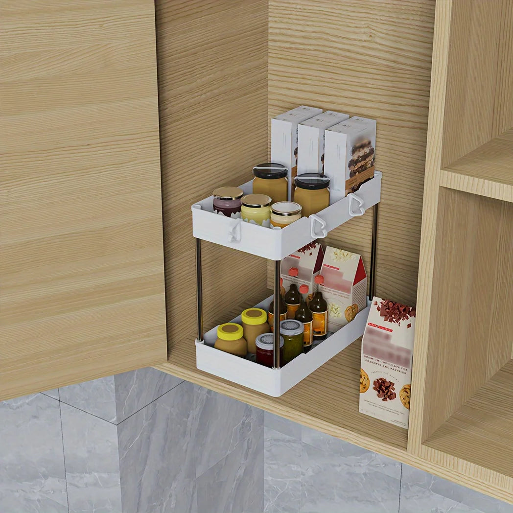 Set Of 3 Under Bathroom Sink Organizers For Cosmetics