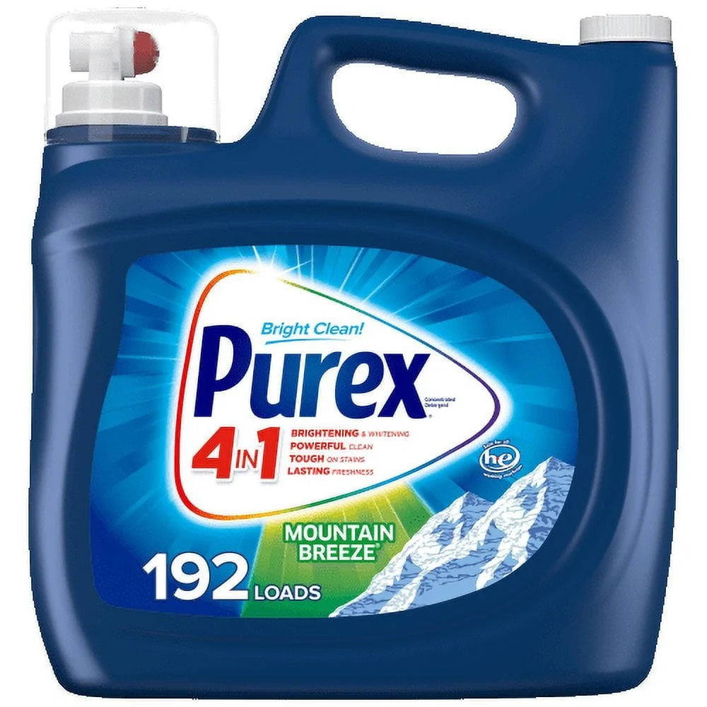 Mountain Breeze Liquid Laundry Detergent Heavy Duty All Purpose