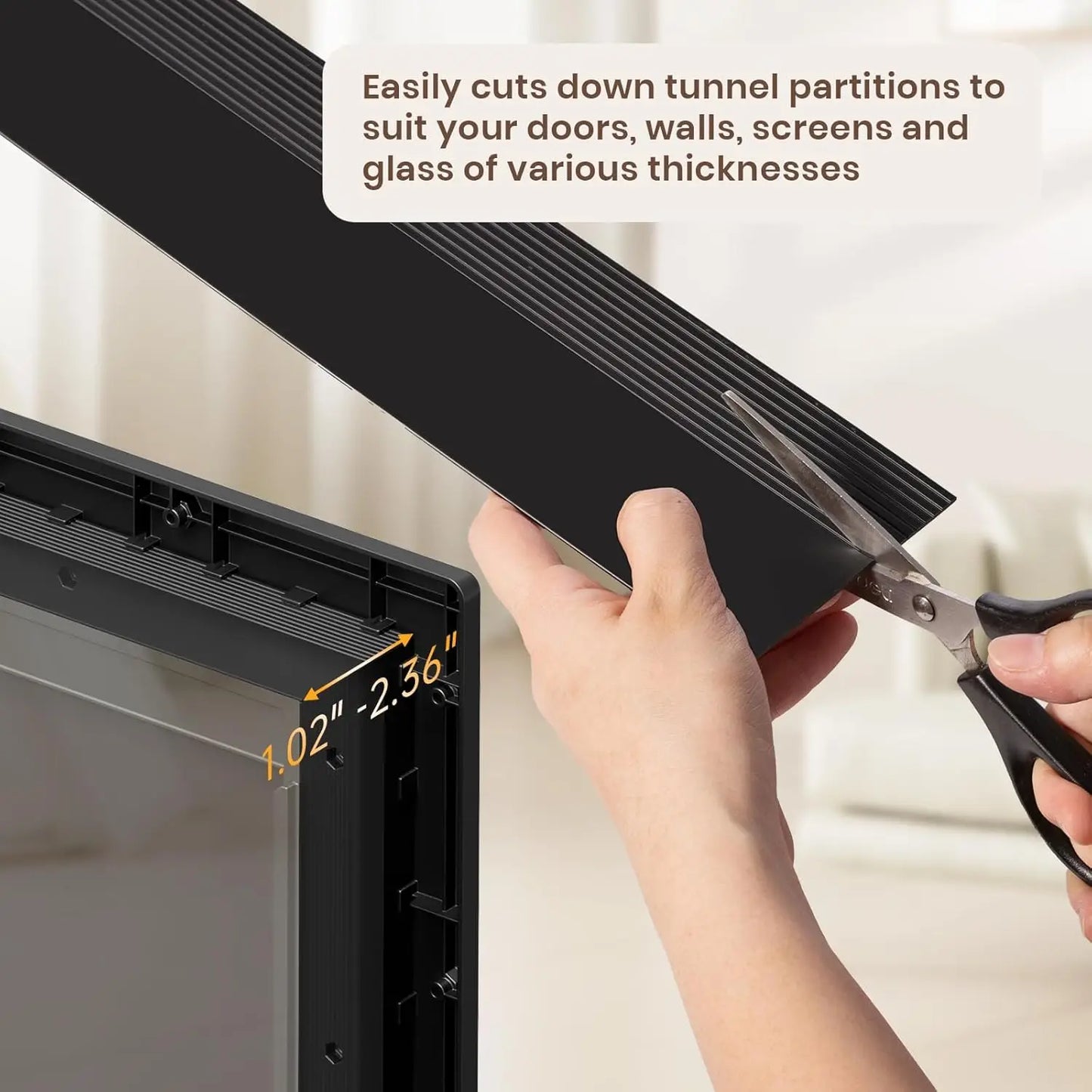 Pet Door With Double Magnetic Flaps For Easy Install