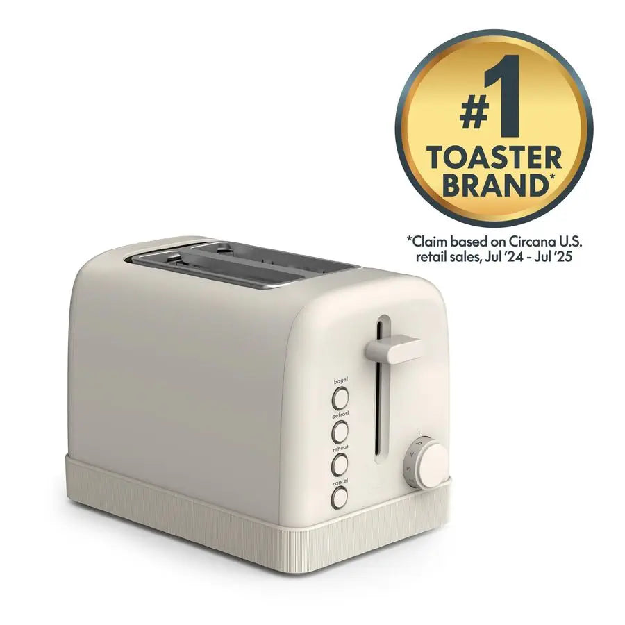 2 Slice Toaster With 6 Setting Shade Control