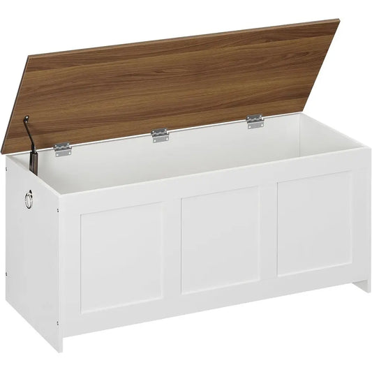 Retro Wooden Storage Chest Multifunctional Entryway Organizer Toy Chest by S And B Enterprise