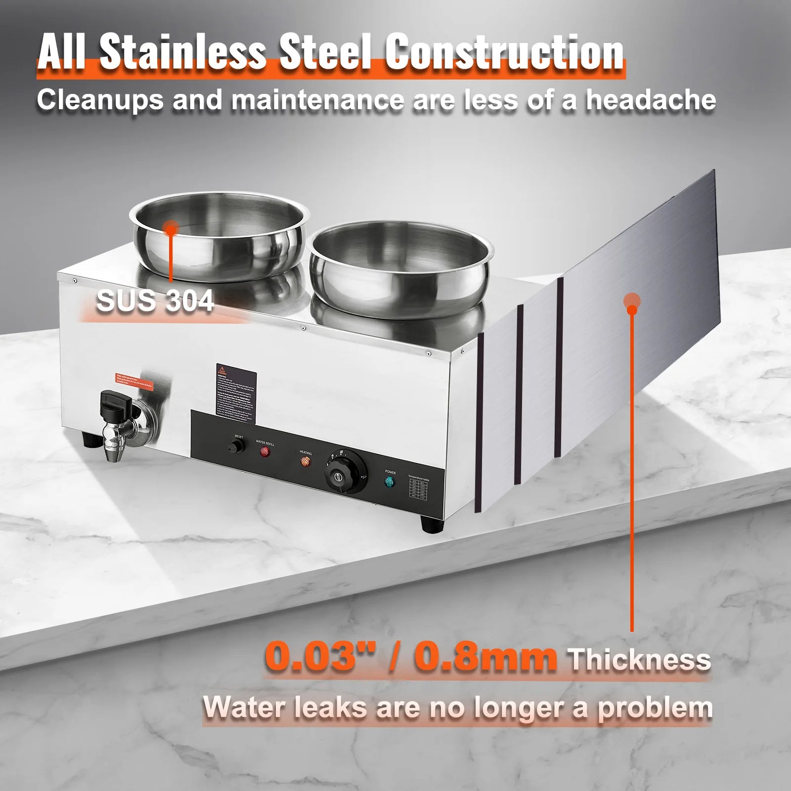 SucceBuy Electric Soup Warmer Stainless Steel Commercial Kitchens by S And B Enterprise