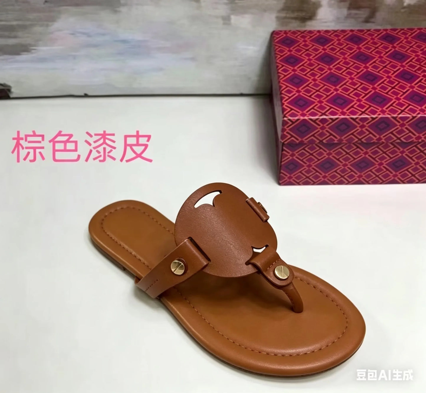 Women's Flat Sandals Slip On Open Toe For Everyday Wear by S And B Enterprise