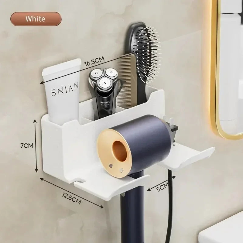 AEHOME Hair Dryer Holder Wall Mount And Dual Tier Stand