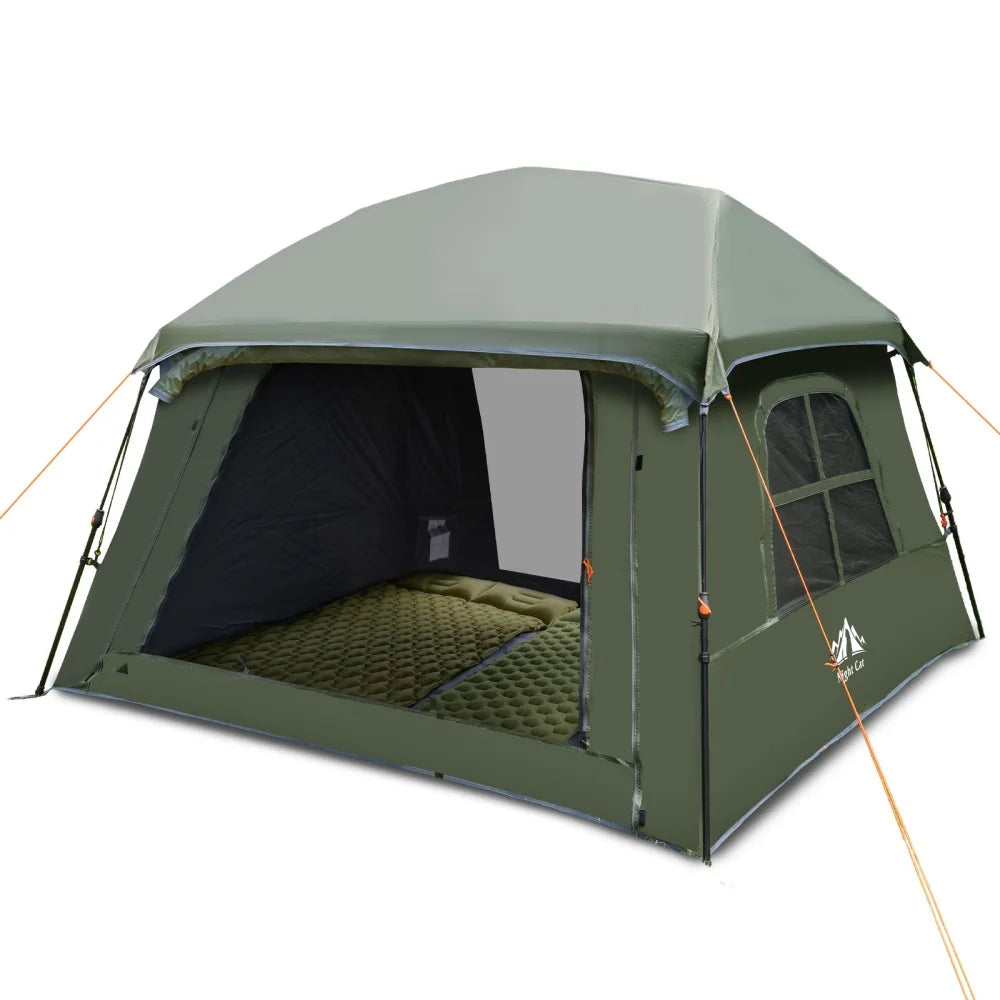 Night Cat Dark Room 4 Person Pop Up Tent Waterproof by S And B Enterprise