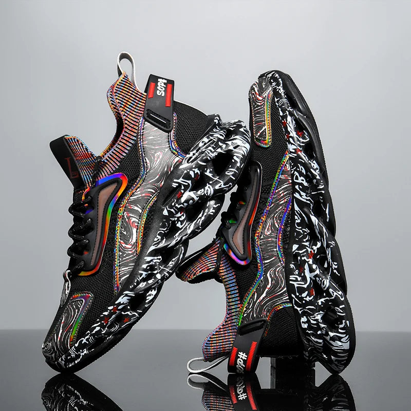 Men Casual Sneakers Breathable Luxury Trainer Shoes