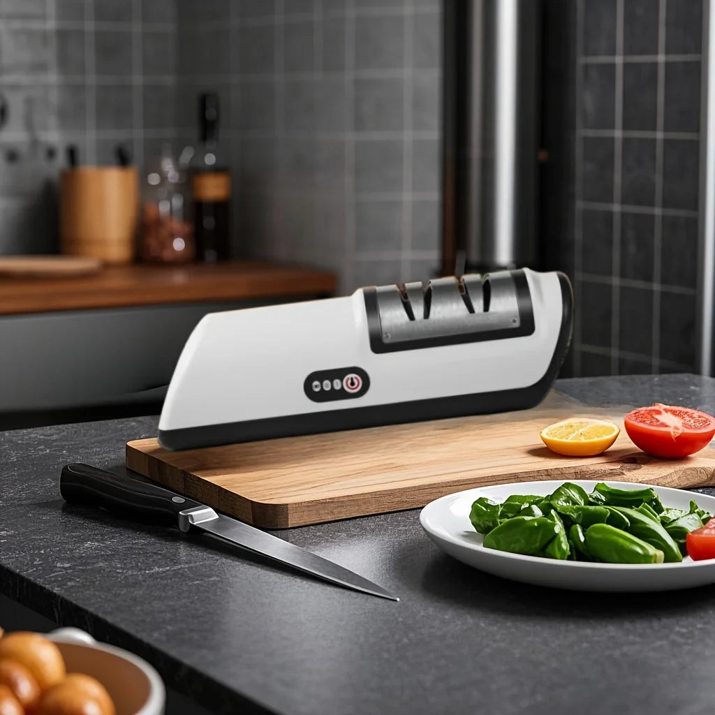 Electric Knife Sharpener With Four Gears Multifunctional Kitchen Tool