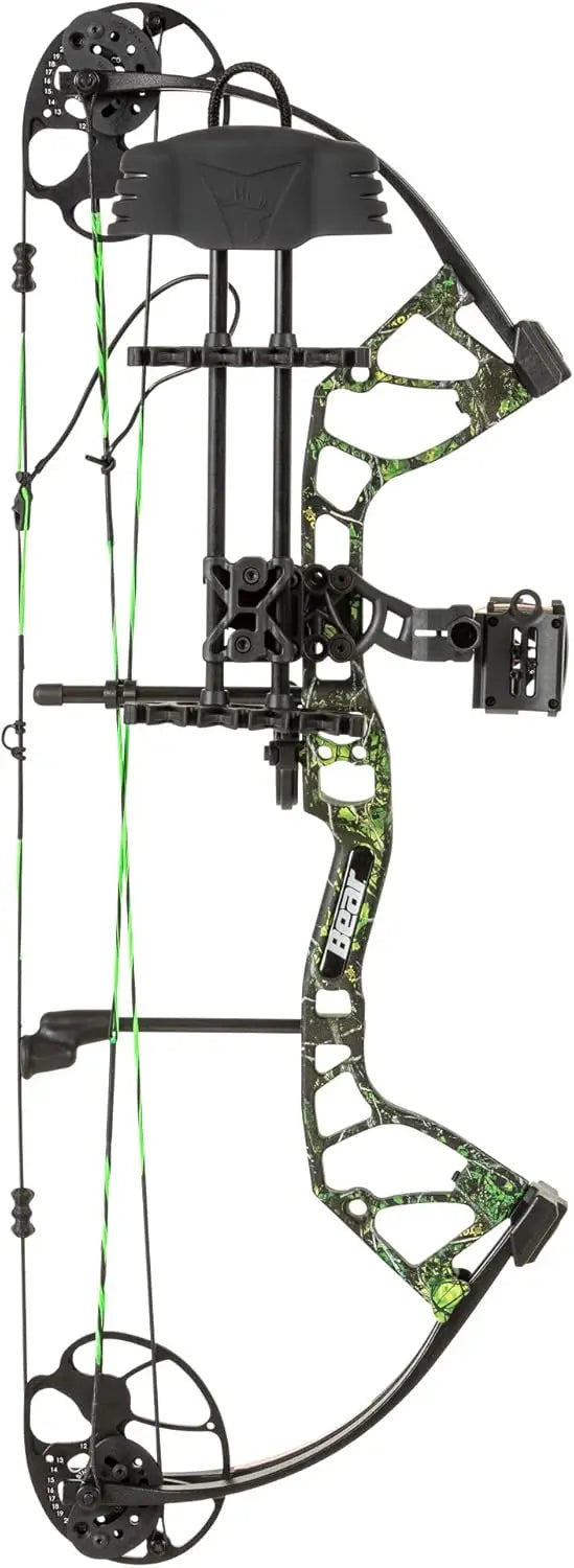 Ready to Hunt Compound Bow Archery Kit with Accessories for Adults and Teens, 12"–27" Draw Length, 5–50 Lbs Draw Weight, up to 290 FPS