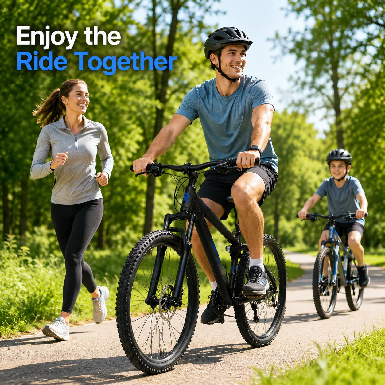 Unisex Full Suspension Mountain Bike 21-Speed With Disc Brakes