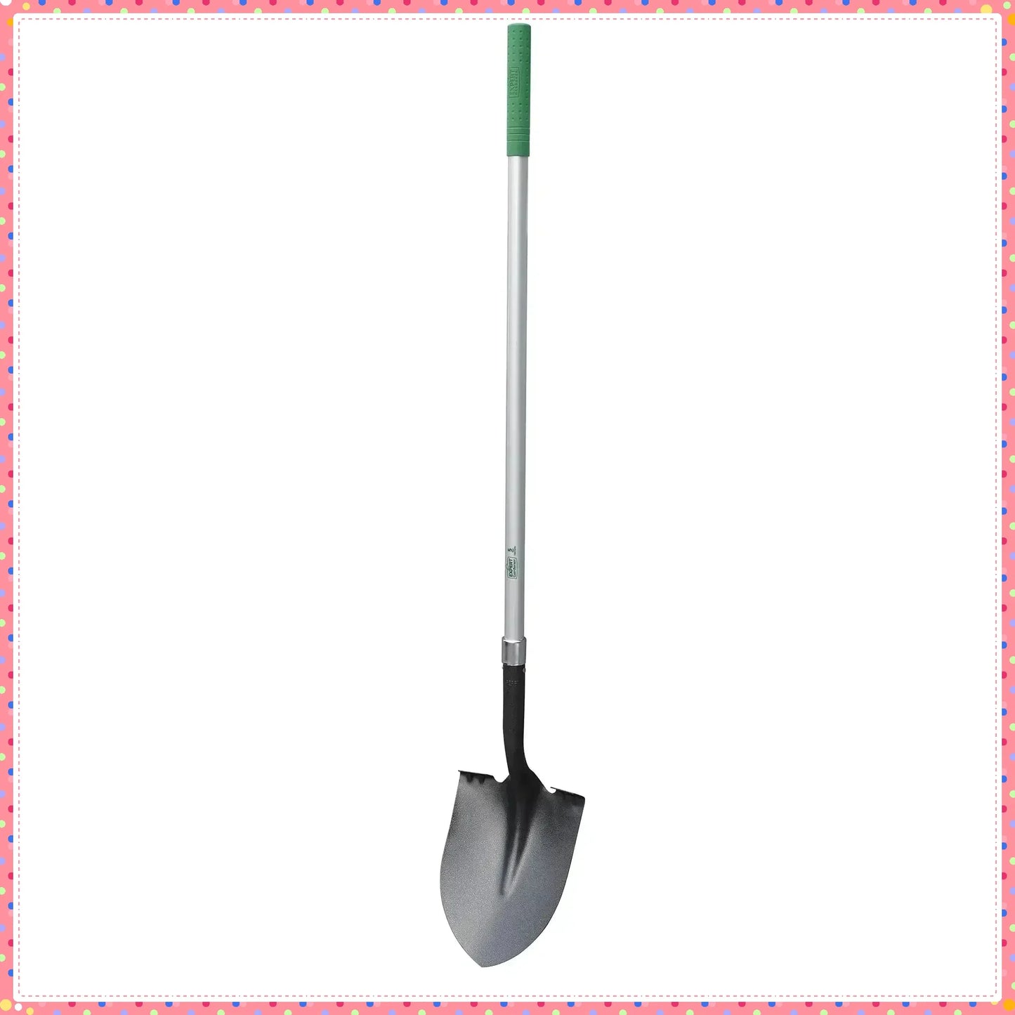 Heavy Duty Long Handle Shovel With Weatherproof Reinforced Collar