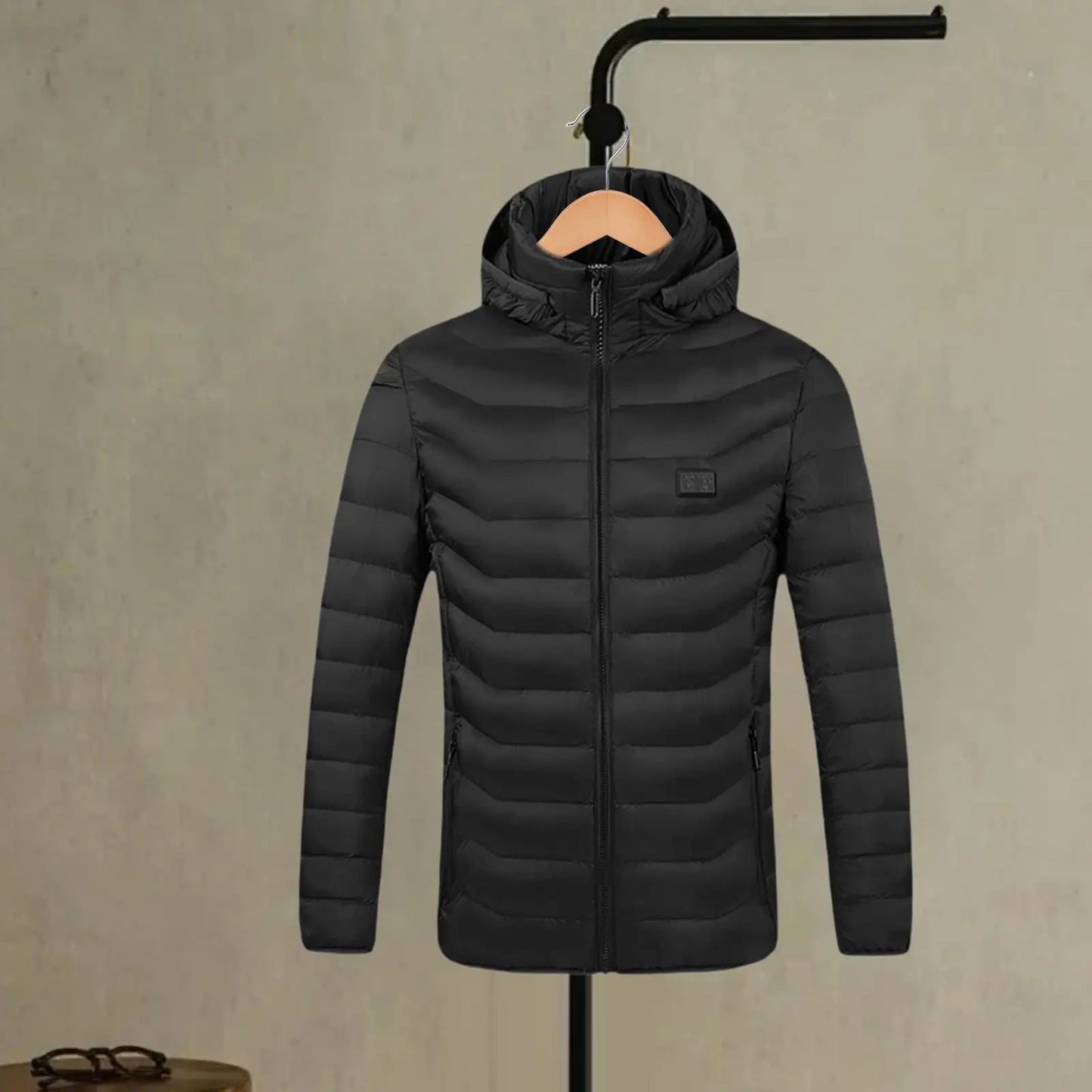 Heated Jacket Windproof Hooded Coat For Men And Women Outdoor