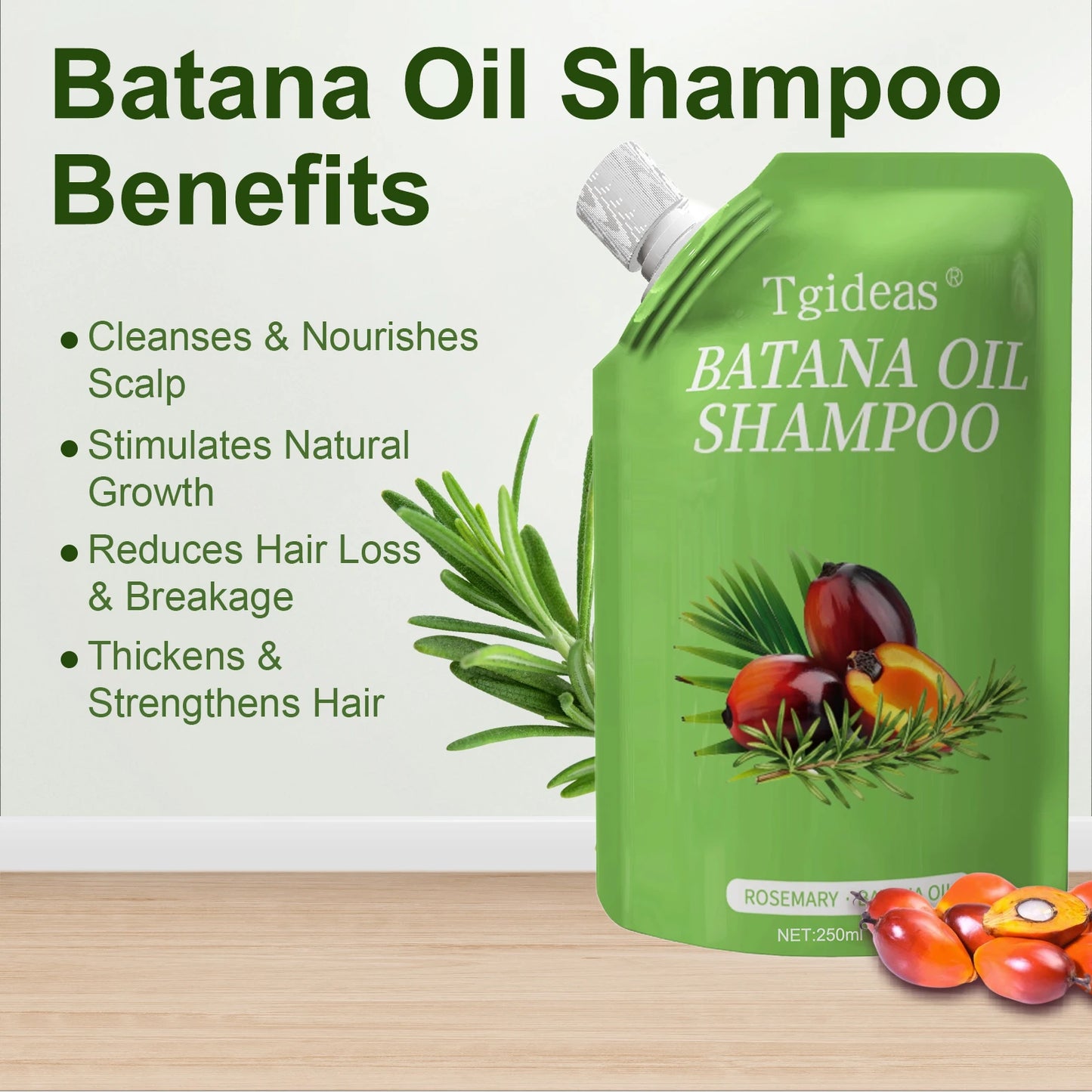Tgideas Rosemary Batana Oil Shampoo For Hair Growth And Strength by S And B Enterprise
