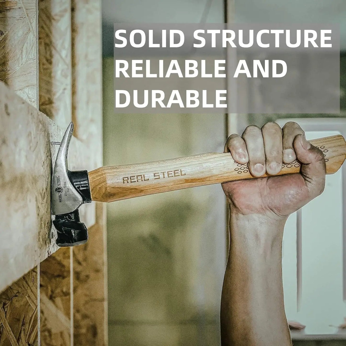 Milled Face Framing Hammer With Rip Claw Magnetic Head